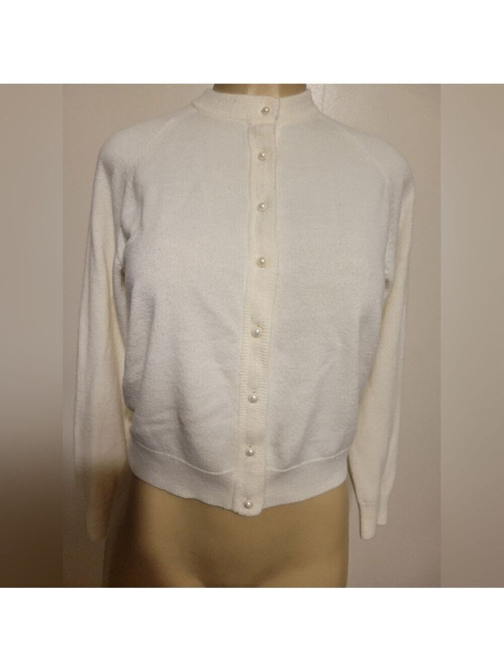 Laura Scott Women's Button Up Sweater Petite